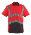 Mascot Veiligheid Poloshirt Anadia 50117-949 hi-vis rood/donkerantraciet